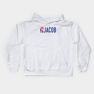 Jacob NBA Basketball Custom Player Your Name T-Shirt Kids Hoodie